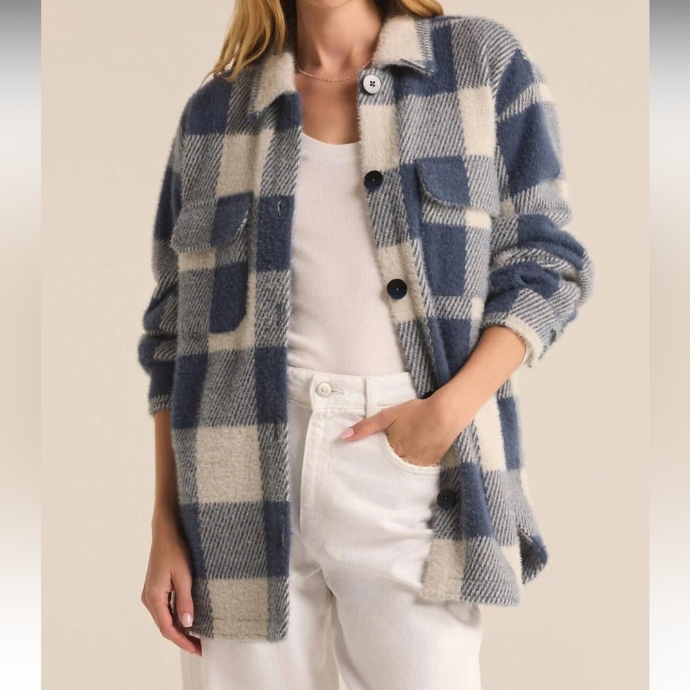Z Supply Buffalo Check Plaid Jacket Shacket